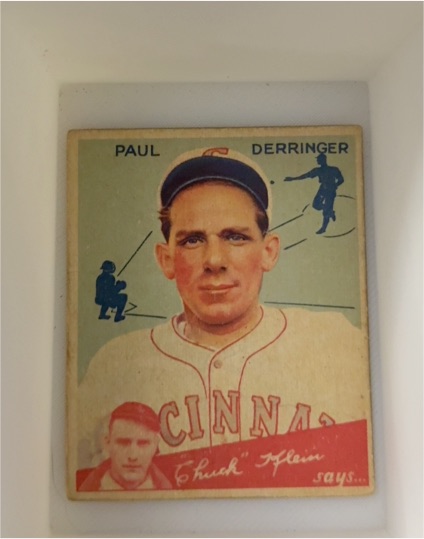 1934 Goudey #38 Paul Derringer — front