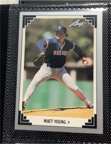 1991 Leaf #215 Matt Young — front