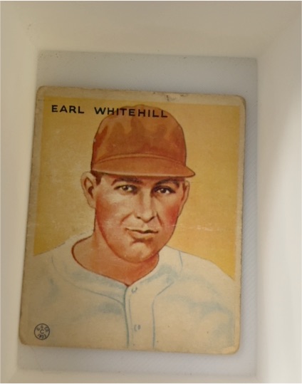 1933 Goudey #124 Earl Whitehill — front