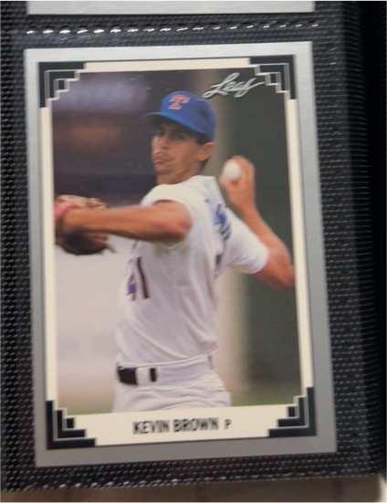 1991 Leaf #250 Kevin Brown — front