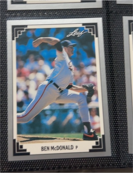 1991 Leaf #P Ben McDonald — front