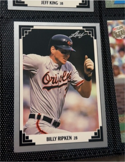 1991 Leaf #7 Billy Ripken Baltimore Orioles — front