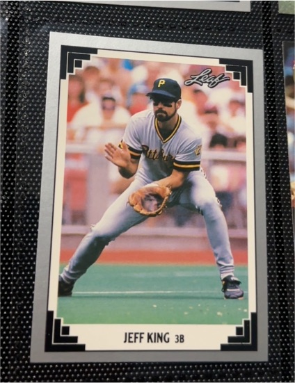 1991 Leaf #unknown Jeff King — front