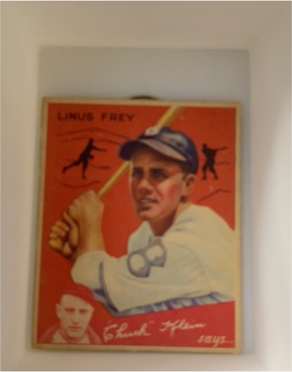 1934 Goudey #89 Linus Frey — front