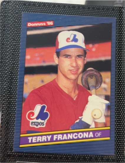 1986 Donruss #401 Terry Francona Montreal Expos — front