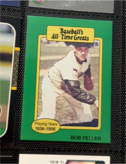 1987 Hygrade Baseball's All-Time Greats Bob Feller — front