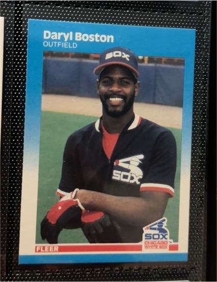 1987 Fleer #487 Daryl Boston — front