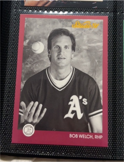 1991 Studio #110 Bob Welch — front
