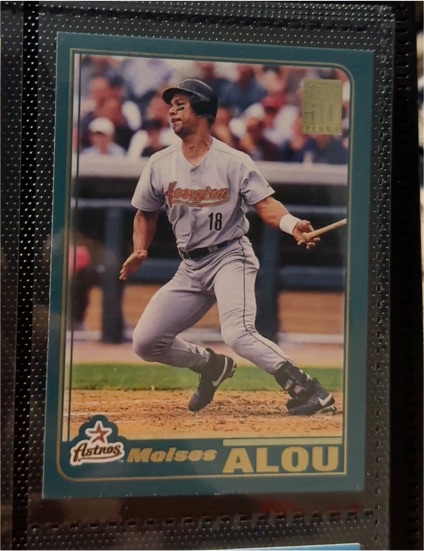 2001 Topps #516 Moises Alou Houston Astros — front