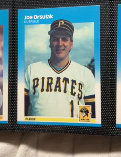 1987 Fleer #615 Joe Orsulak — front