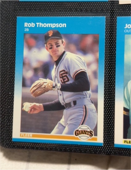 1987 Fleer #285 Robby Thompson — front