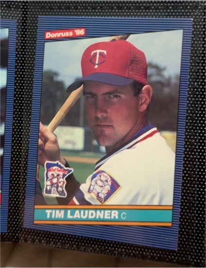 1986 Donruss #391 Tim Laudner — front