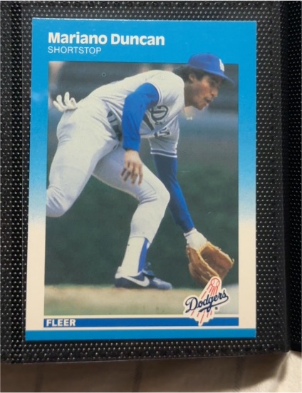 1987 Fleer #439 Mariano Duncan — front