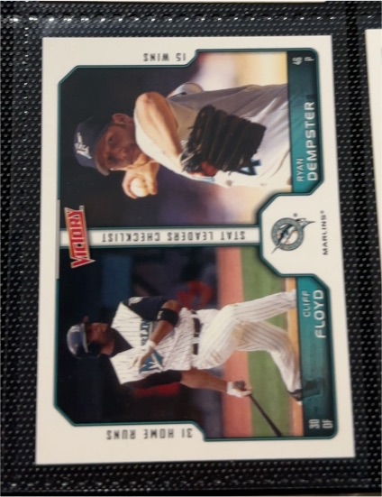 2002 Upper Deck Victory #397 Cliff Floyd Ryan Dempster — front