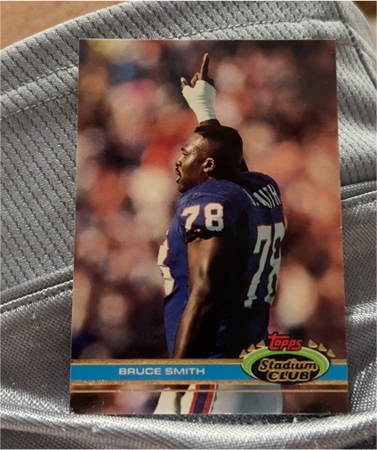 1991 Topps Stadium Club #78 Bruce Smith — front