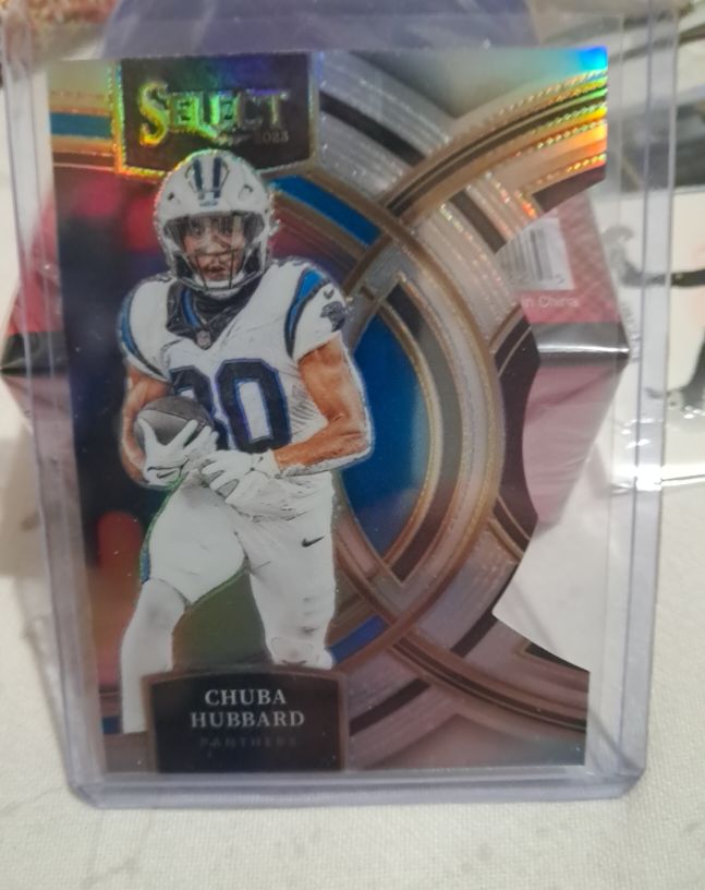 2023 Panini Select Premier #191 Chuba Hubbard — front