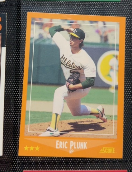 1988 Score #477 Eric Plunk — front