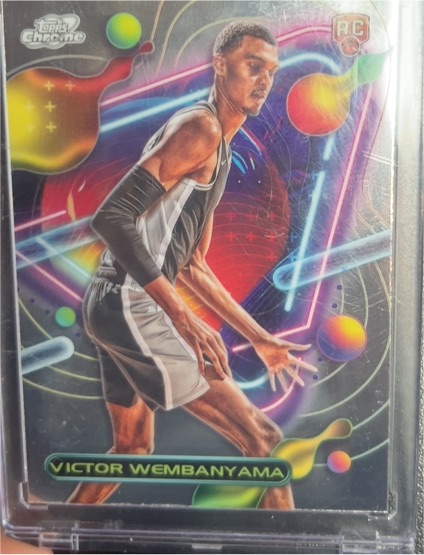 2023-24 Topps Chrome Cosmic #151 Victor Wembanyama Rookie — front