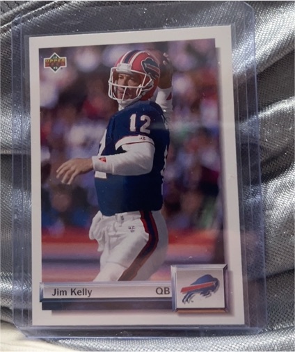 1992 Upper Deck Gold #G30 Jim Kelly — front