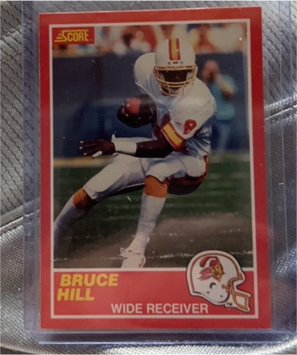 1989 Score #115 Bruce Hill — front