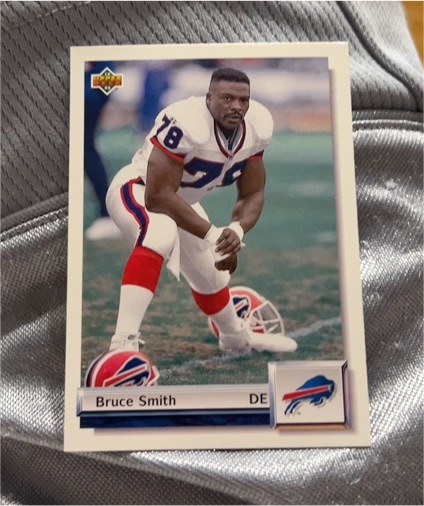 1992 Upper Deck Gold #G48 Bruce Smith — front