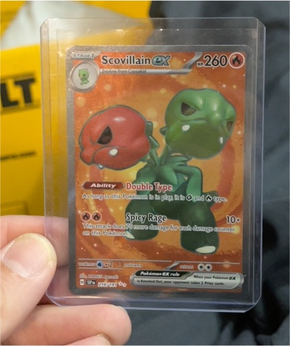 2024 Pokémon TCG Surging Sparks #216 Scovillain ex — front