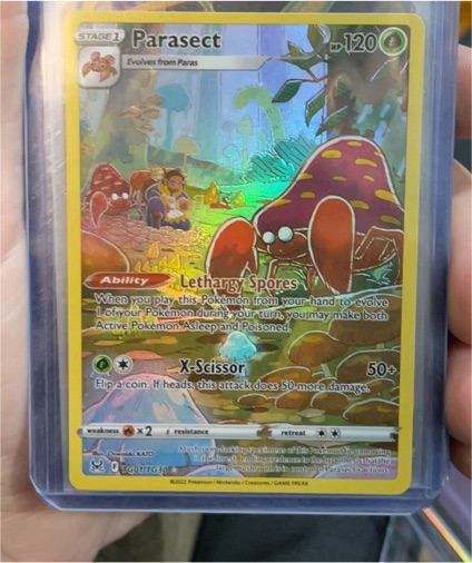 2022 Pokémon Lost Origin Trainer Gallery #TG01 Parasect — front