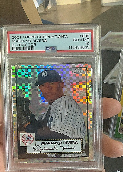 2021 Topps Chrome Platinum Anniversary #609 Mariano Rivera — front