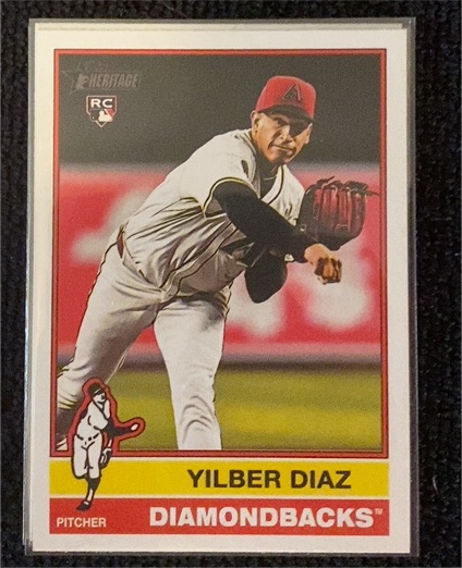 2025 Topps Heritage #372 Yilber Diaz — front