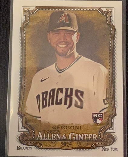 2024 Topps Allen & Ginter #58 Slade Cecconi — front