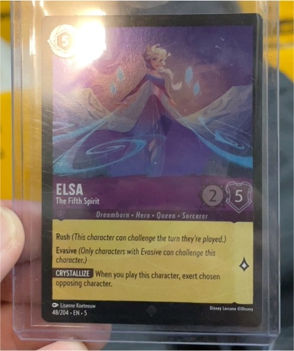 2024 Disney Lorcana Shimmering Skies #48 Elsa The Fifth Spirit — front