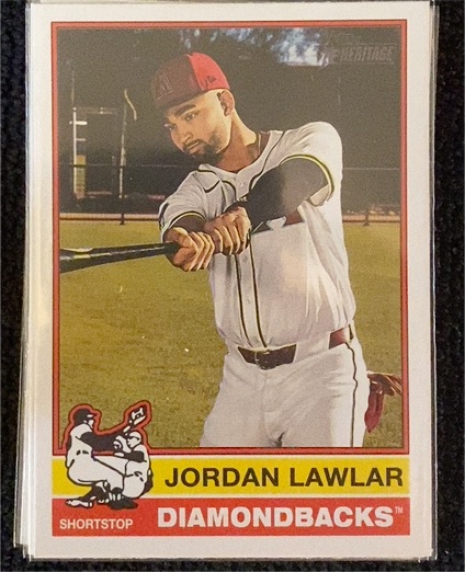 2025 Topps Heritage #26 Jordan Lawlar — front