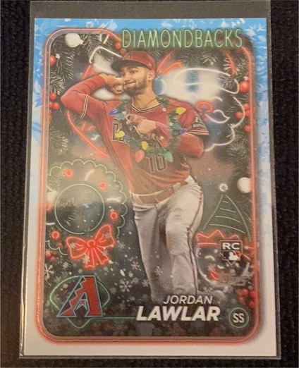 2024 Topps Holiday #H166 Jordan Lawlar — front