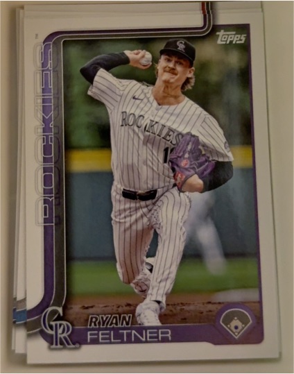 2025 Topps #444 Ryan Feltner — front