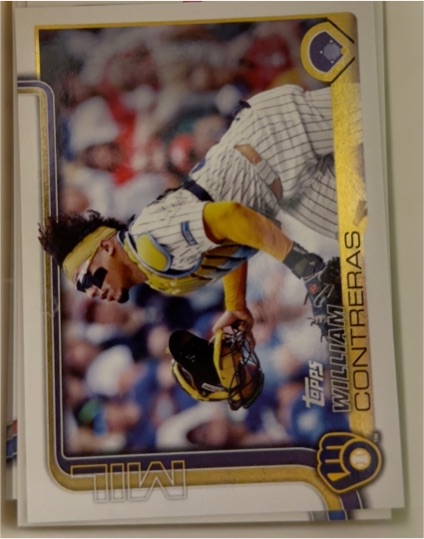 2025 Topps Series 2 #433 William Contreras Milwaukee Brewers — front