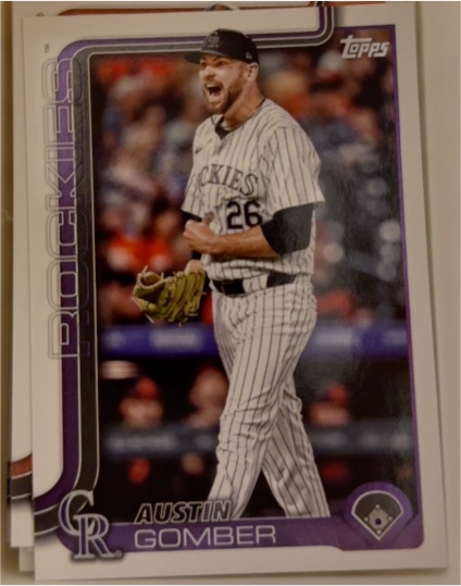 2025 Topps #640 Austin Gomber — front