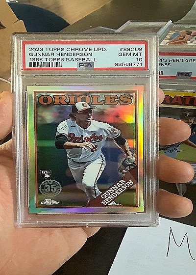 2023 Topps Chrome Update #88CU-8 Gunnar Henderson — front