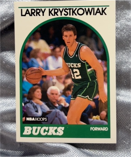 1989 NBA Hoops #258 Larry Krystkowiak — front