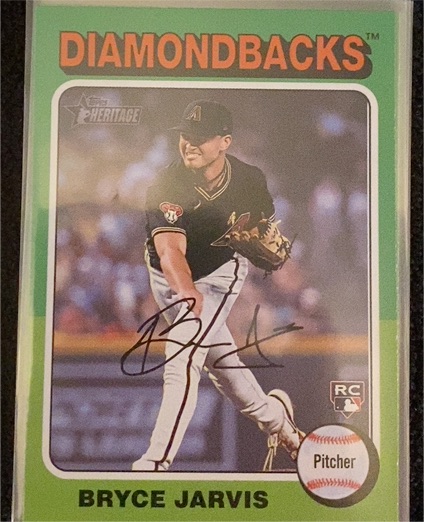 2024 Topps Heritage #287 Bryce Jarvis — front