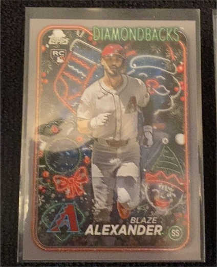 2024 Topps Holiday #H69 Blaze Alexander — front