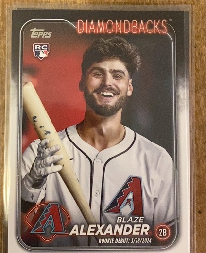 2024 Topps Update #US265 Blaze Alexander — front