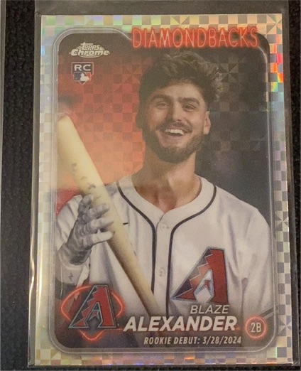 2024 Topps Chrome Update #US265 Blaze Alexander — front