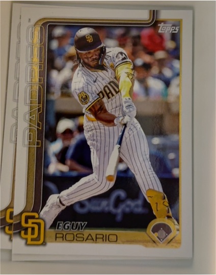 2025 Topps #624 Eguy Rosario — front