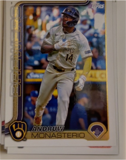 2025 Topps Series 2 #581 Andruw Monasterio — front