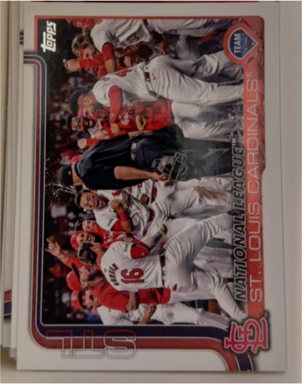 2025 Topps #461 St. Louis Cardinals — front