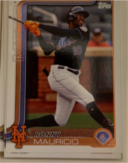 2025 Topps #518 Ronny Mauricio — front