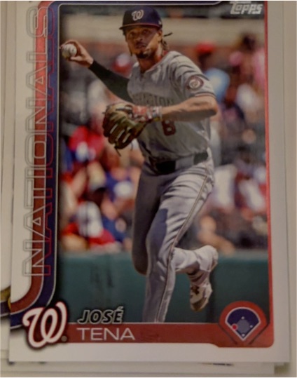 2025 Topps #552 José Tena — front