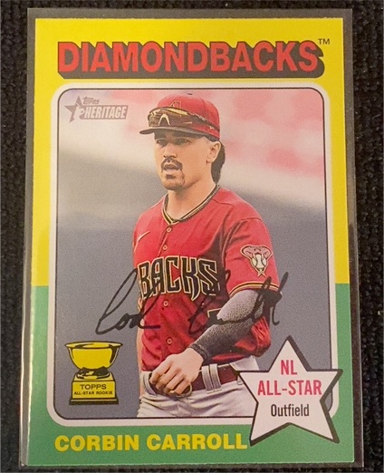 2024 Topps Heritage #372 Corbin Carroll — front