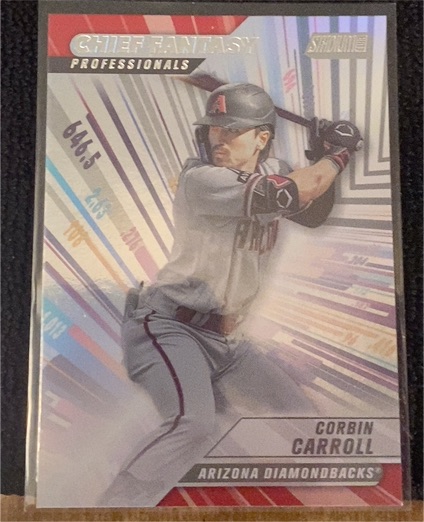 2024 Topps Stadium Club Chief Fantasy Professionals #CFPRO-9 Corbin Carroll — front