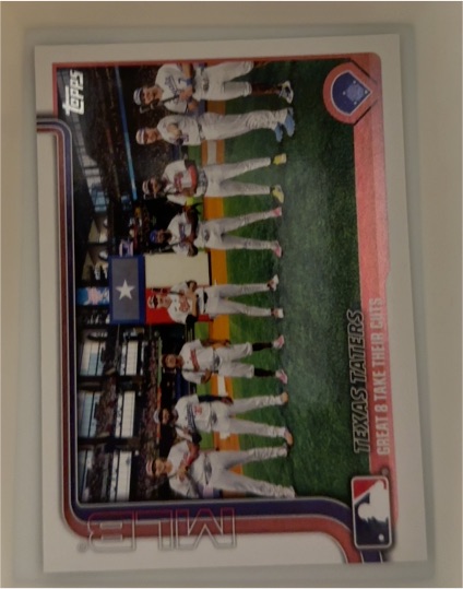2025 Topps Series 2 #409 Texas Taters Great 8 Take Their Cuts — front